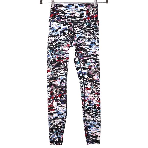 LULULEMON Wunder Under Hi-Rise Tight Yoga Culture Clash Multi Black Women's 4 - Picture 1 of 9